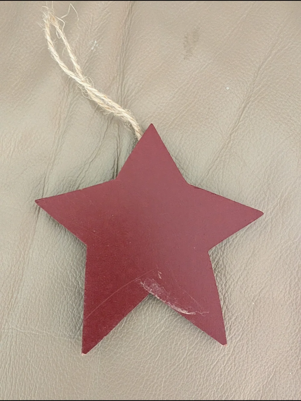 Phoenix Coyotes Burgundy Star Hanging Ornament